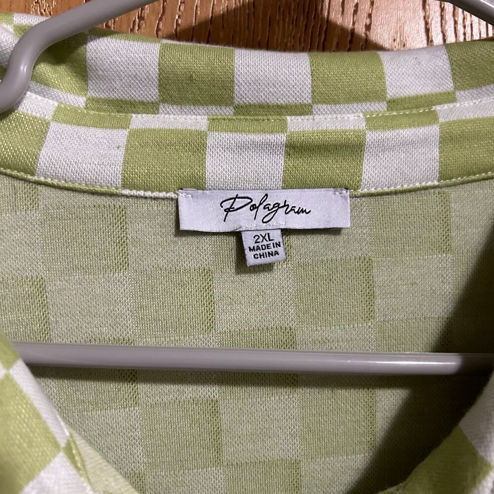 Green Checkered Shacket - image 5